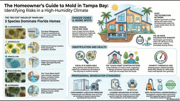 5 Most Common Molds | Tampa Bay Mold Inspector Identifies Each Species