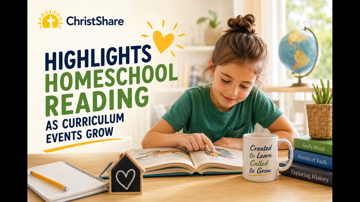 ChristShare Highlights Homeschool Reading As Curriculum Events Grow