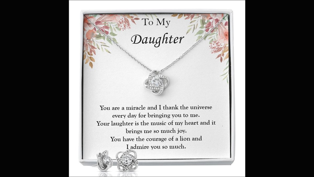 "I'm Proud of You" Necklace Gifts for Daughters: Collection Announced
