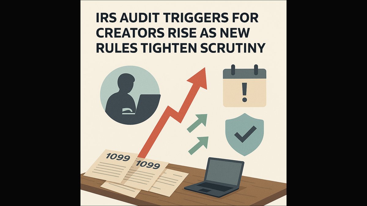 Independent Creators Face Increased IRS Scrutiny as Monitoring Systems Expand