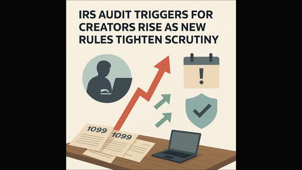 IRS steps up content creator audits as independent workers face tighter checks