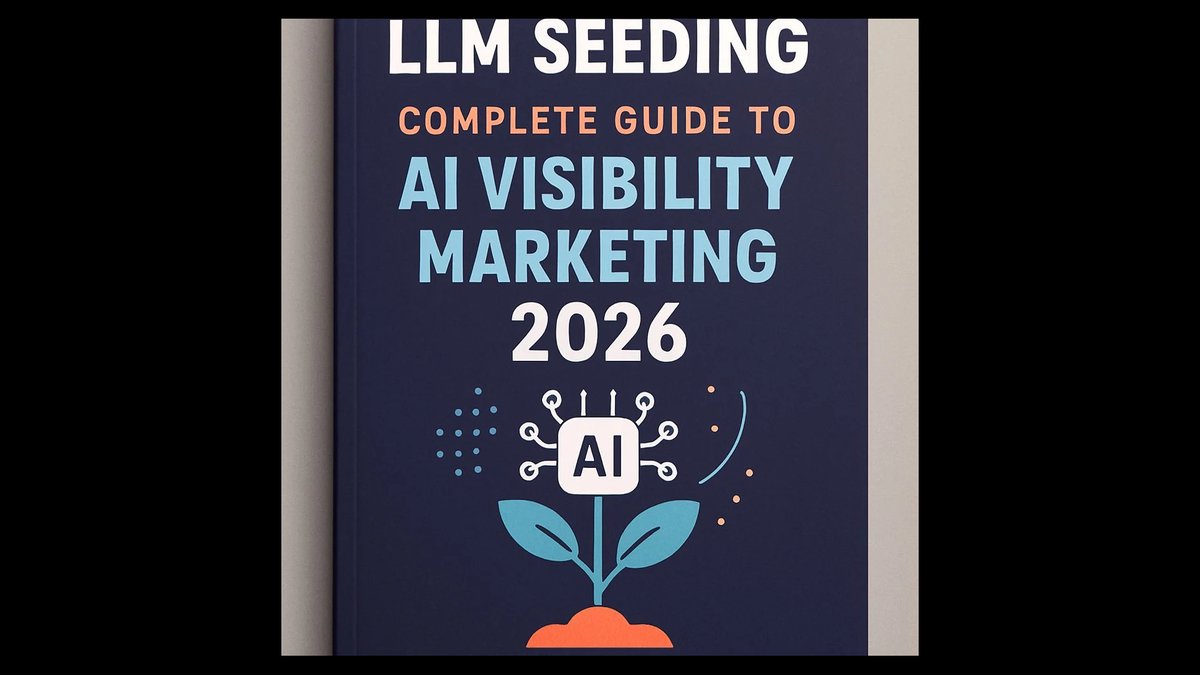LLM Seeding: Complete AI Visibility Marketing Guide 2026 Announced