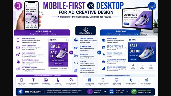 Mobile vs Desktop Ad Creative Formats: Size & Adaptation Requirements