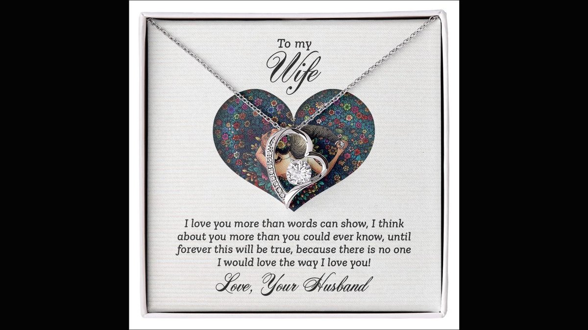 Romantic Necklace Gift for Wife: Permanence Over Fading Flowers