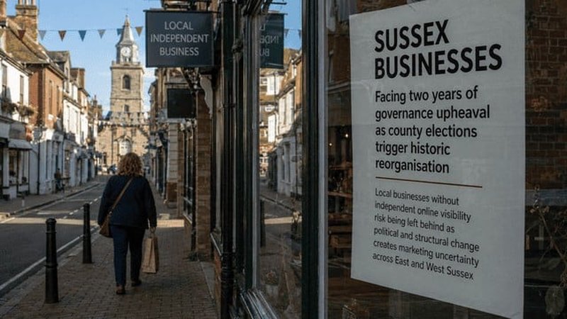 Sussex Council Reorganisation: The Hidden Marketing Crisis Brewing for 2028
