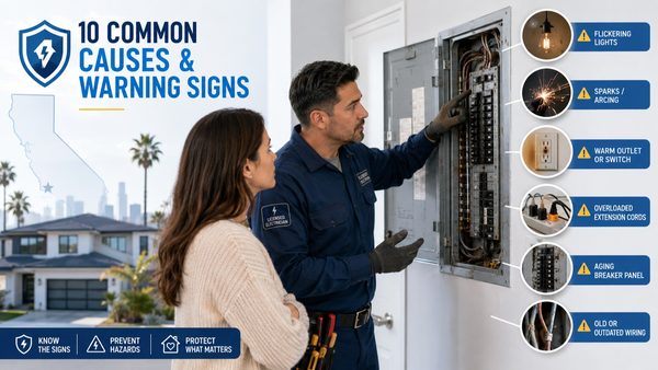 10 Causes of California Home Electrical Problems & Warning Signs Announced