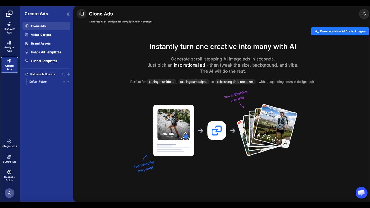 AI Ad Generator With Competitor Research For Meta eCommerce: Platform Updated