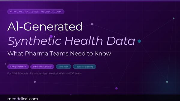 AI Synthetic Health Data Guide for Pharma Released: GAN, Privacy & Regulatory