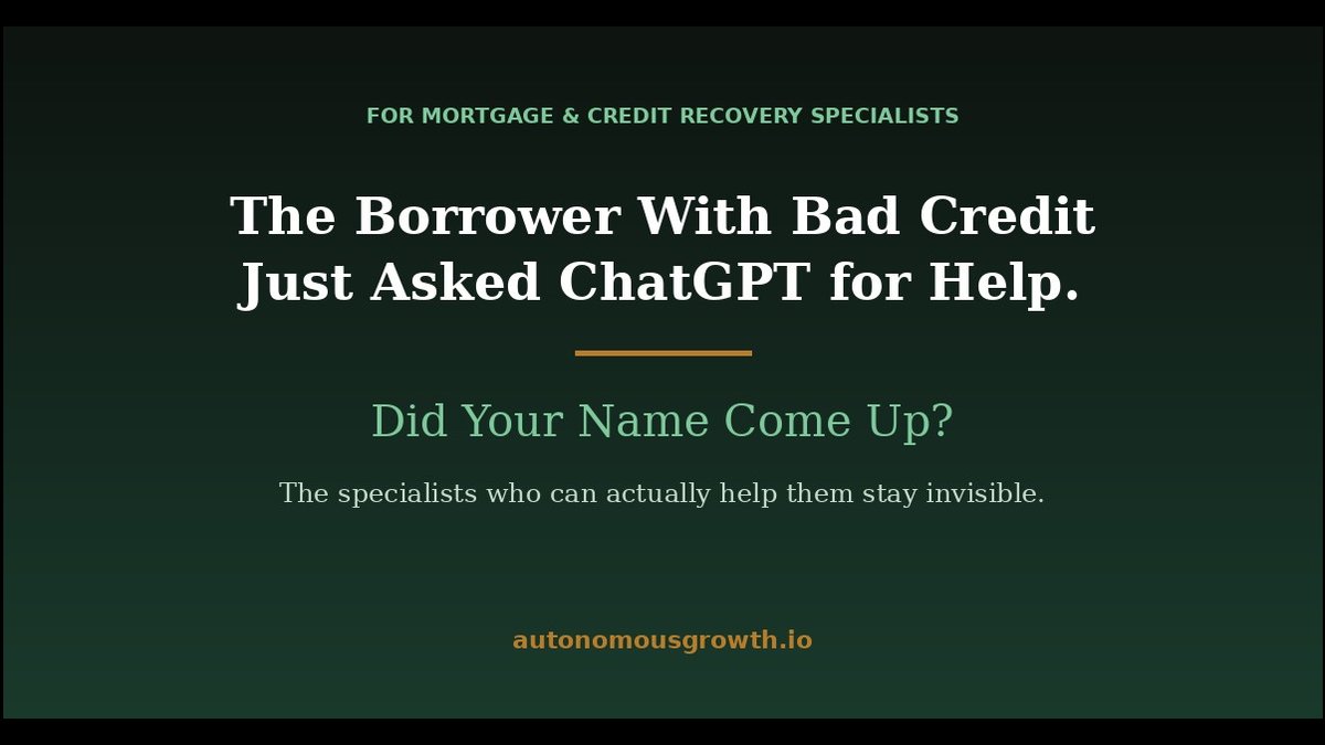 Credit Recovery Specialists Missing From AI Search Results - Report Released