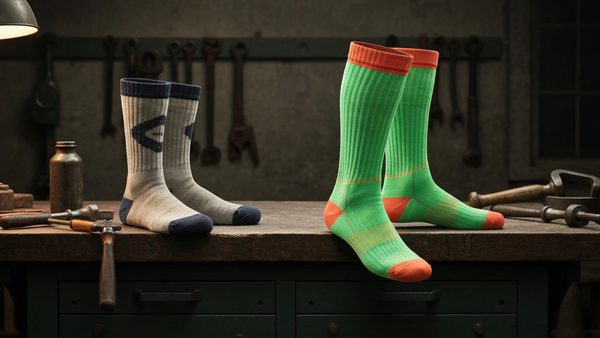 Crew vs. Over-the-Calf Work Socks: Height Determines Boot Compatibility