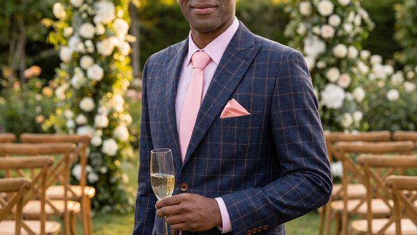 Custom-Tailored Men's Linen Suits for Destination Weddings: Collection Announced