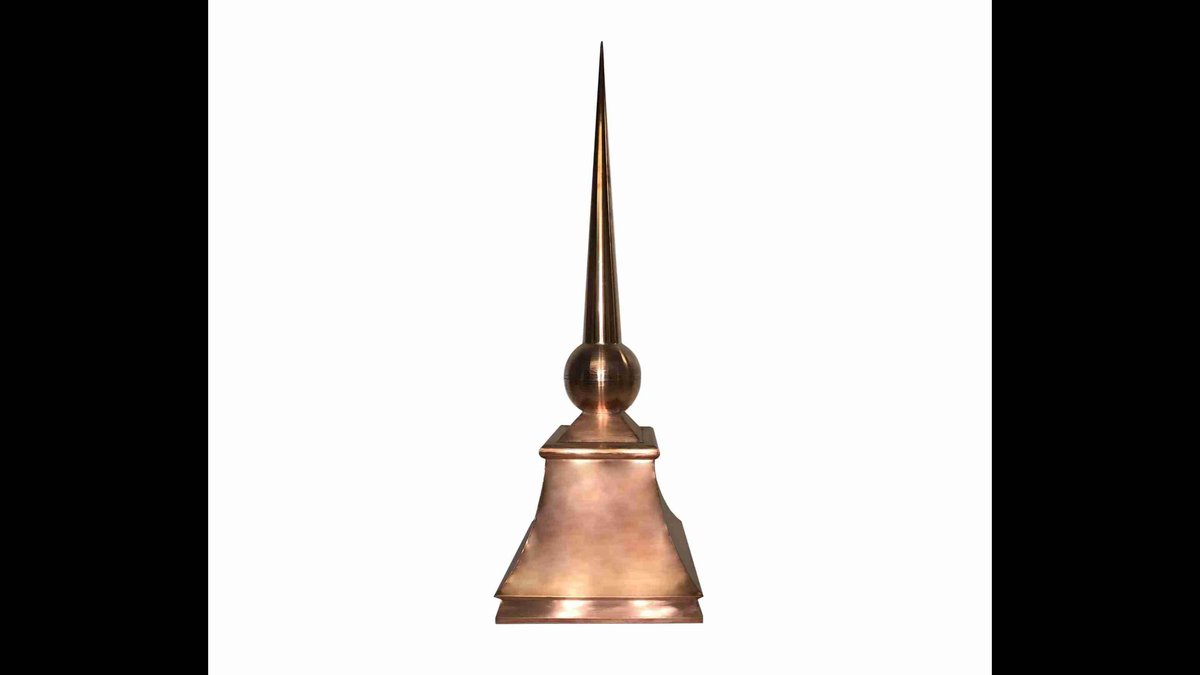 Decorative Metal Roof Finials for Sale Fabricated by Salvo Metal