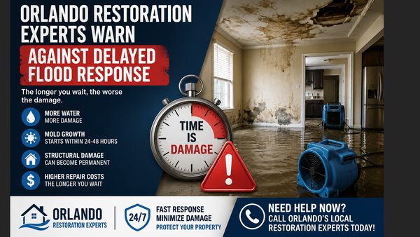Delayed Flood Response? Orlando Restoration Experts Reveal Mold Timing