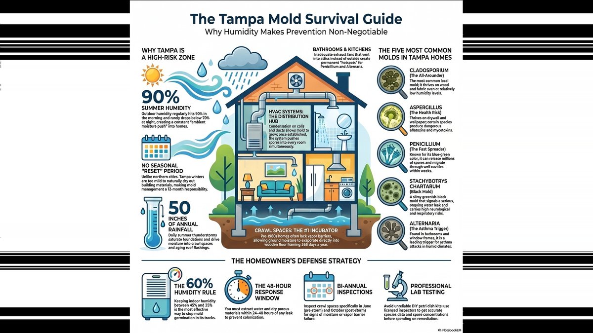 Does Humidity Cause Mold? Tampa Inspection Specialist Explains 48-Hr Window