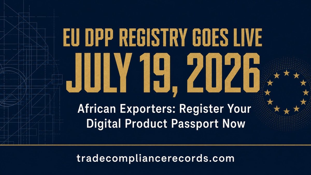 EU DPP Deadline July 19, 2026: What African Exporters Need to Know