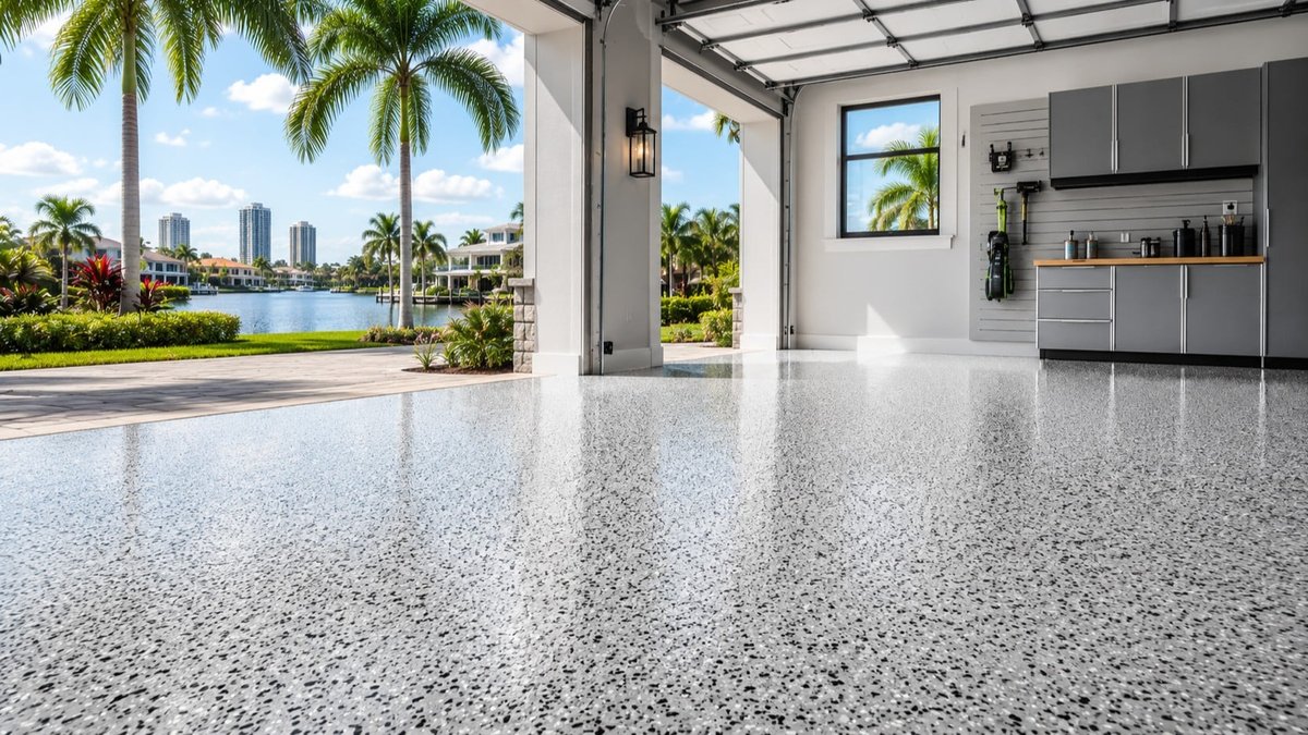 Flake Epoxy Garage Flooring Best Pick for Tampa Area