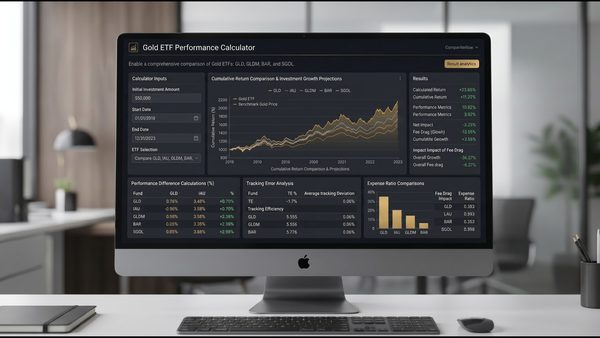Gold ETF Performance Calculator Introduces ETF Return & Tracking Error Analysis