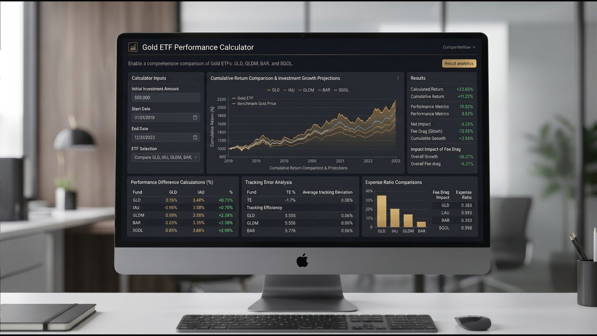 Gold ETF Tracking Error: How Performance Deviates from Spot Gold