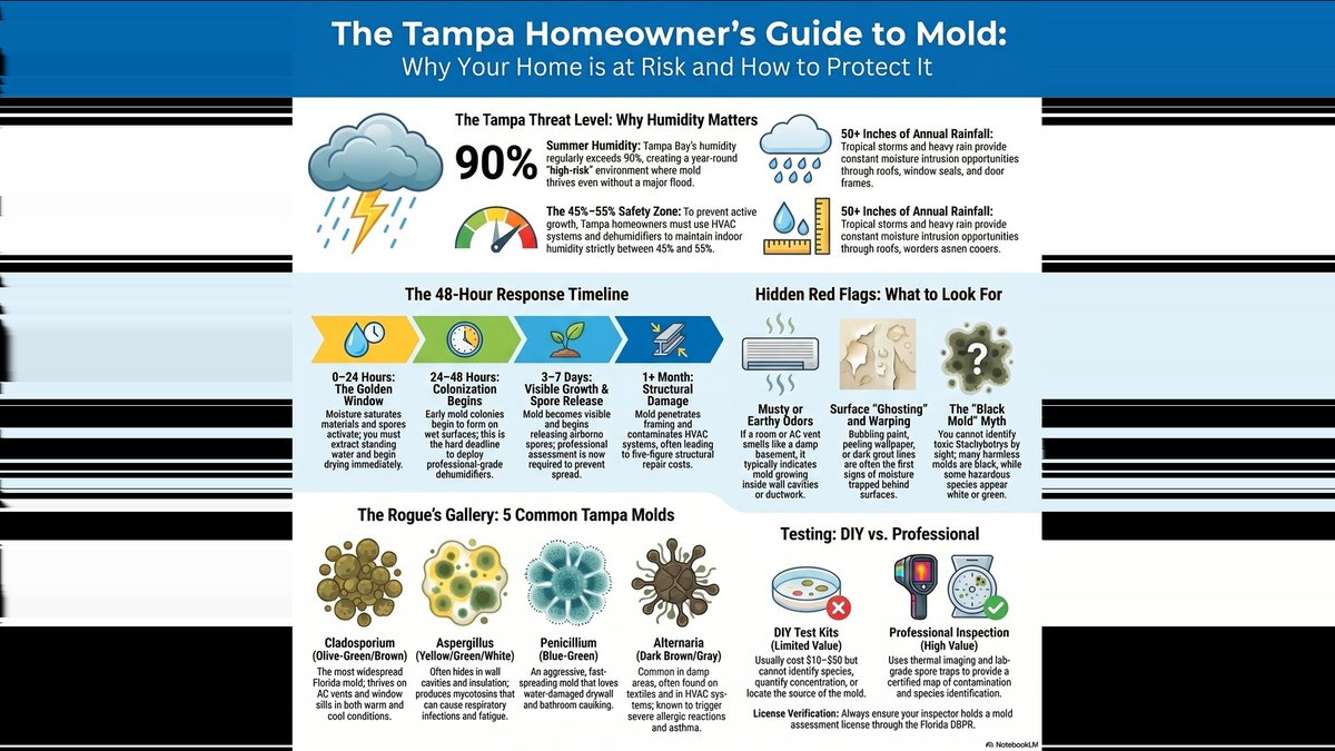 How To Identify Black Mold In Tampa Homes - New Guide Released