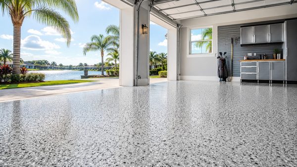 Metallic Epoxy Pigment Movement | Lakeland Contractor Reveals Pattern Craft