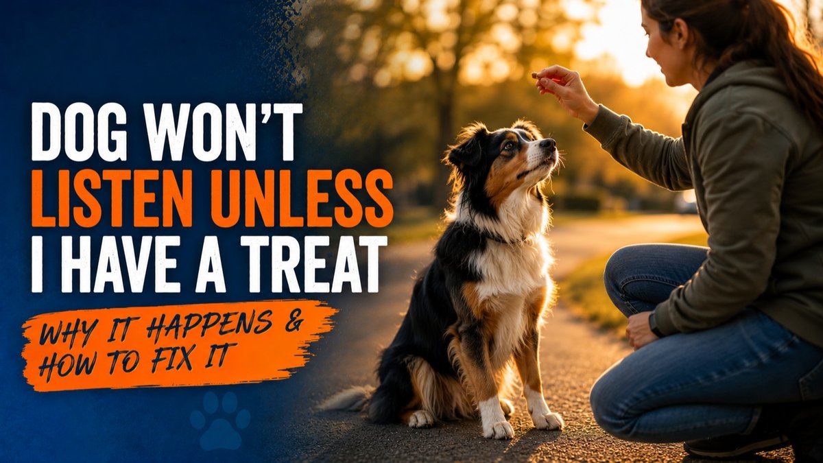 Treat Training Trap: Why Dogs Only Listen With Food, Expert Guide Released