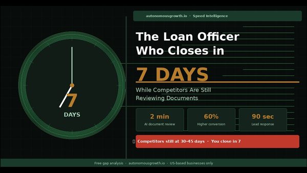 Why Top Loan Officers Close in 7 Days While Others Still Review Docs