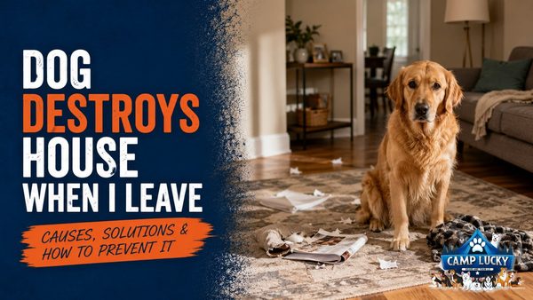 Why Your Dog Destroys ThHouse When You Leave? Dog Trainer Explains Panic Cascade