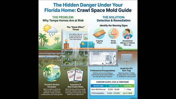 11 Crawl Space Mold Questions Tampa Bay Homeowners Ask - Guide Published
