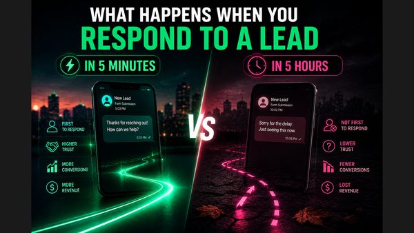 5 Minute Lead Response vs 5 Hour Response: Conversion Impact Study Released