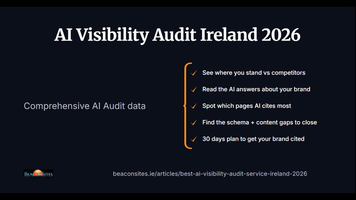 AI Visibility Audit Services Ireland Compared - 2026 Buyer's Guide Released