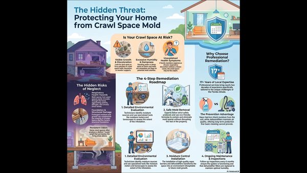 Crawl Space Mold Removal Tampa Bay: Remediation Services Announced