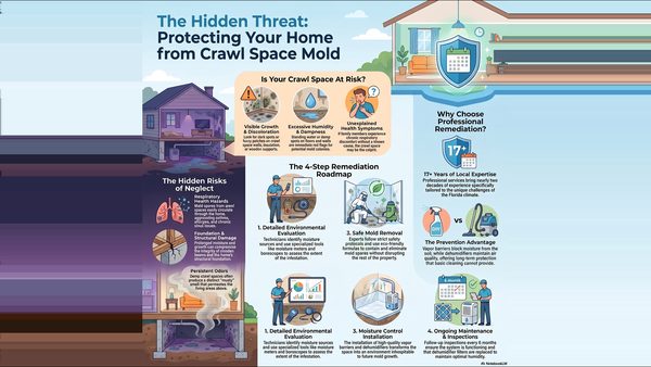 Crawl Space Mold Removal: Tampa Bay Specialists Explain Stack Effect
