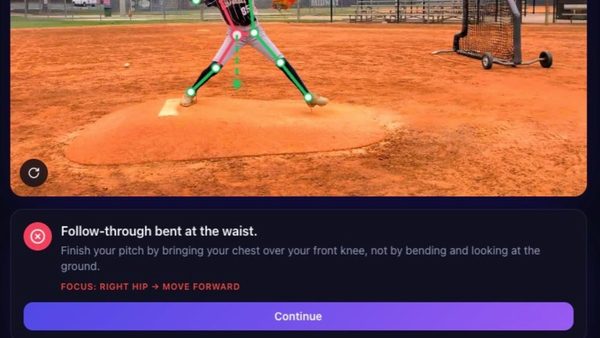 Grassroots Baseball App With AI Swing Analysis for Youth Players Launched