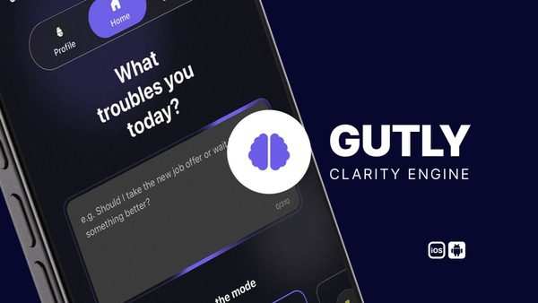 Gutly Launch AI-Driven Clarity Tool Designed to Interrupt Overthinking Real Time