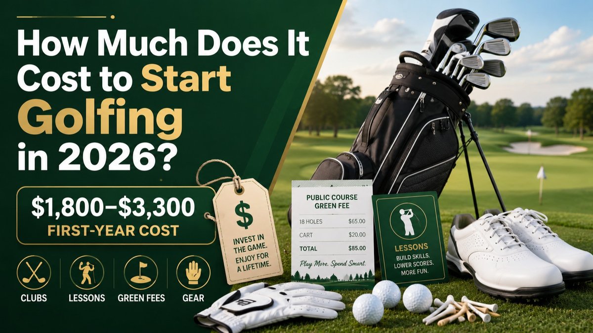 How Much Does It Cost to Start Golfing? First Year Total Breakdown