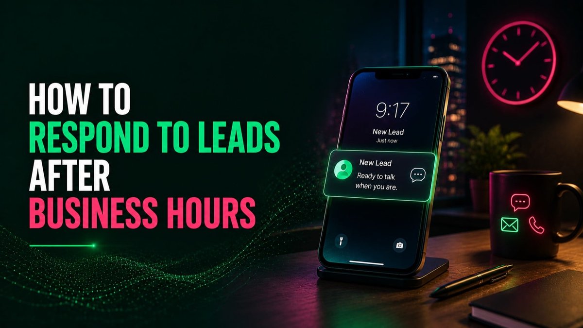 How to Respond to Leads After Business Hours: AI & SMS Tag Team Sequence