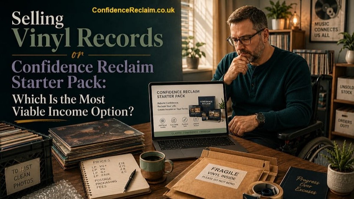 Is Selling Vinyl Records Realistic Disabled Income? Physical Barriers