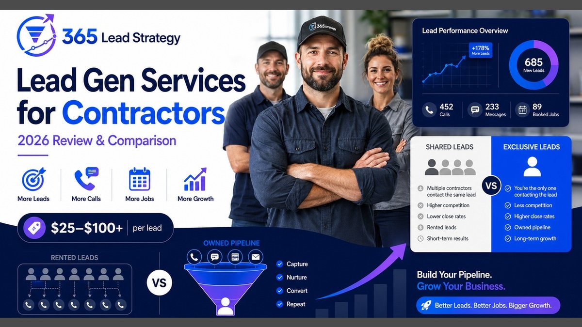 Lead Gen Services for Service Contractors: 2026 Review & Comparison