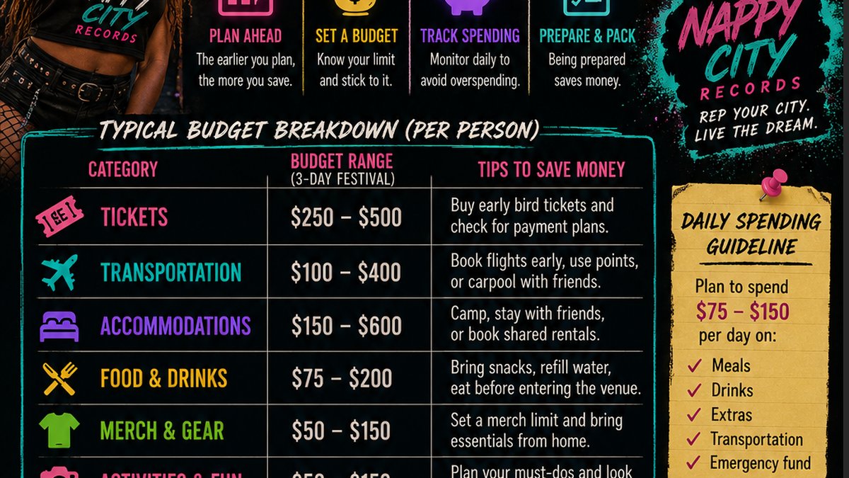 Music Festival Budget Guide Released: Multi-Day Event Planning For Travelers