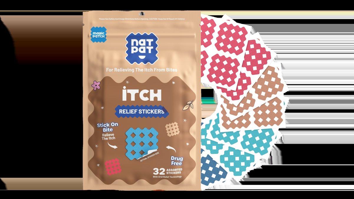 NatPat Anti-Itch Mosquito Stickers For Kids: Drug-Free Bug Bite Relief Announced