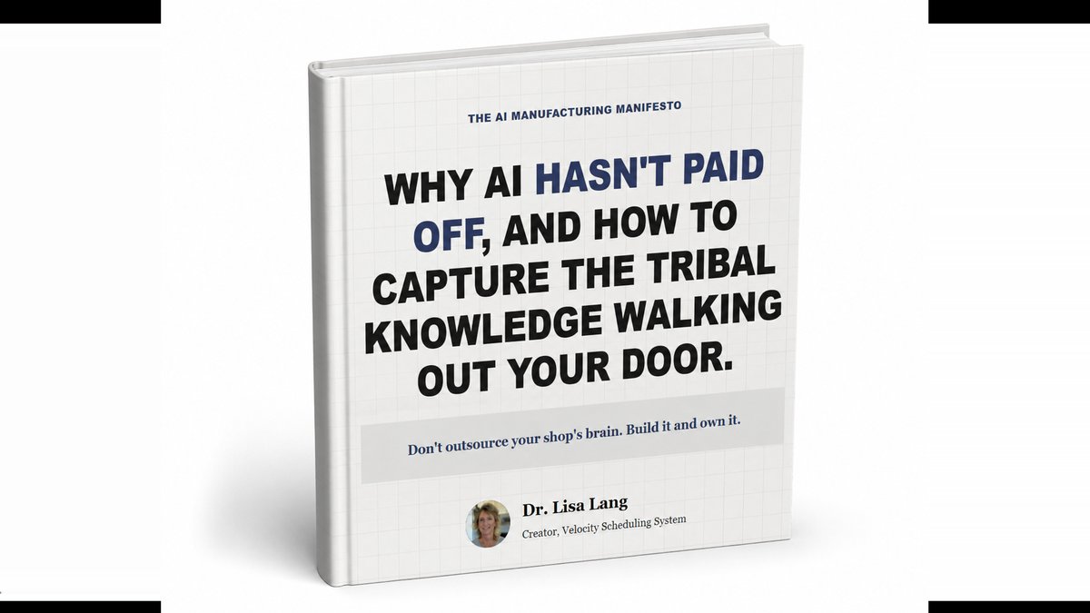 New AI in Manufacturing Book By Dr Lisa Lang Released