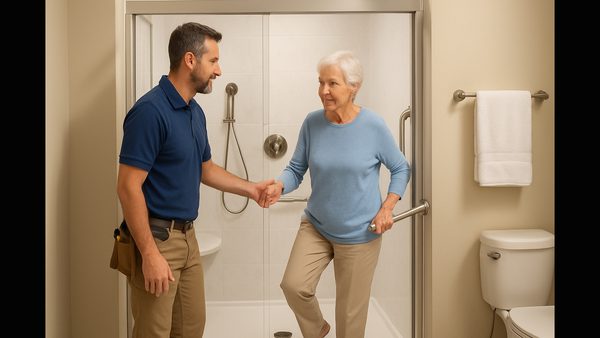 Senior Walk-In Shower Installation Guide Released: Non-Slip Flooring & Grants