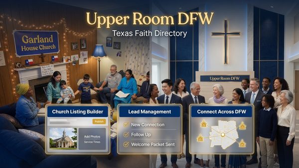 Upper Room DFW Launches Best Church Directory in Texas for DFW