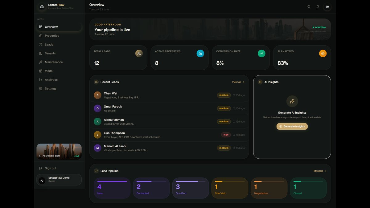AI-Powered Real Estate Business Process & CRM Workflow Automation Service Launch