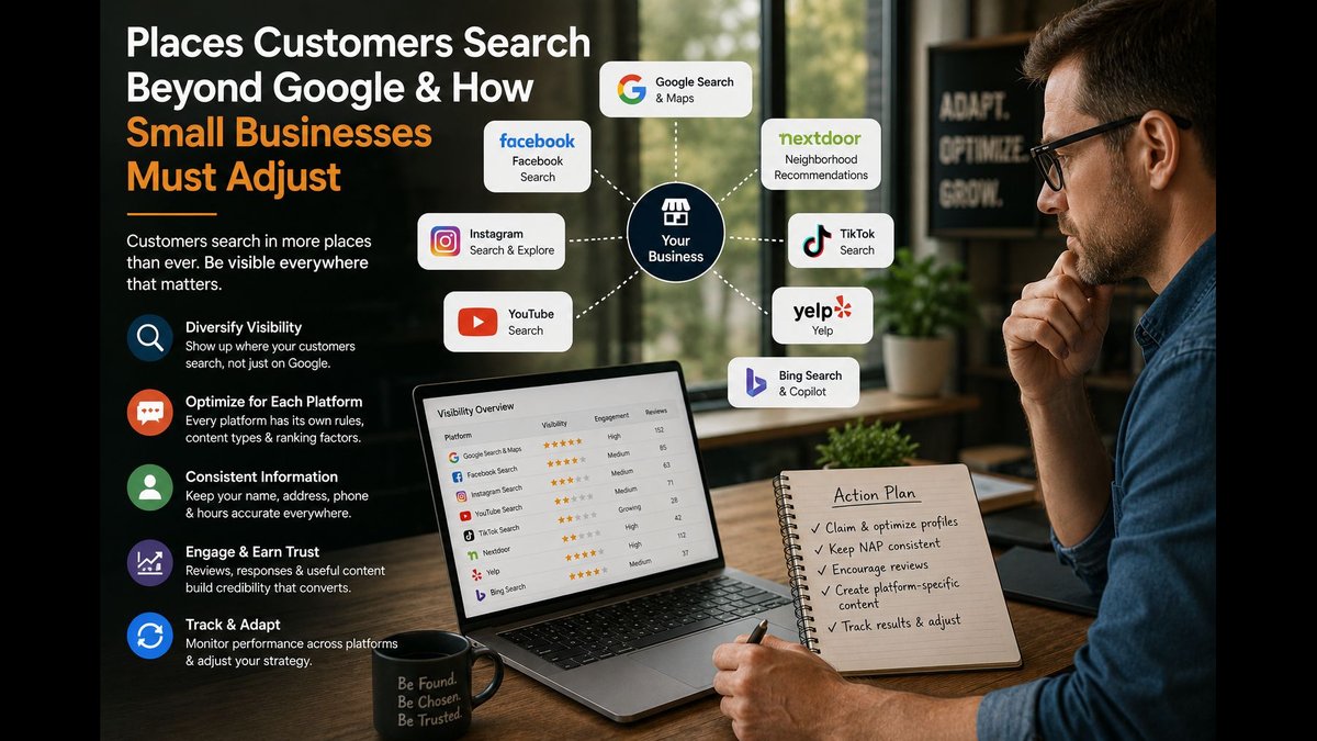 Five Search Surfaces Beyond Google: How Small Businesses Must Adjust