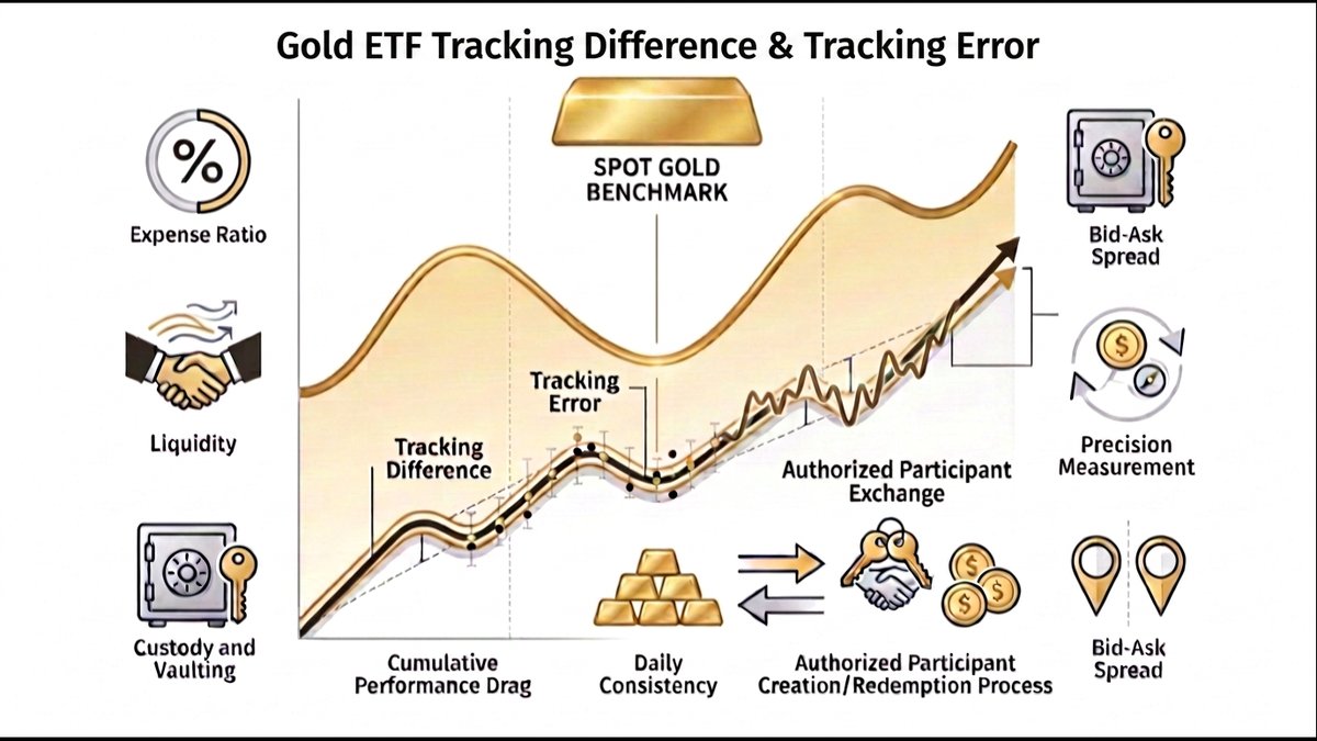 Gold ETF Tracking Difference vs. Tracking Error: New Investor Guide Released