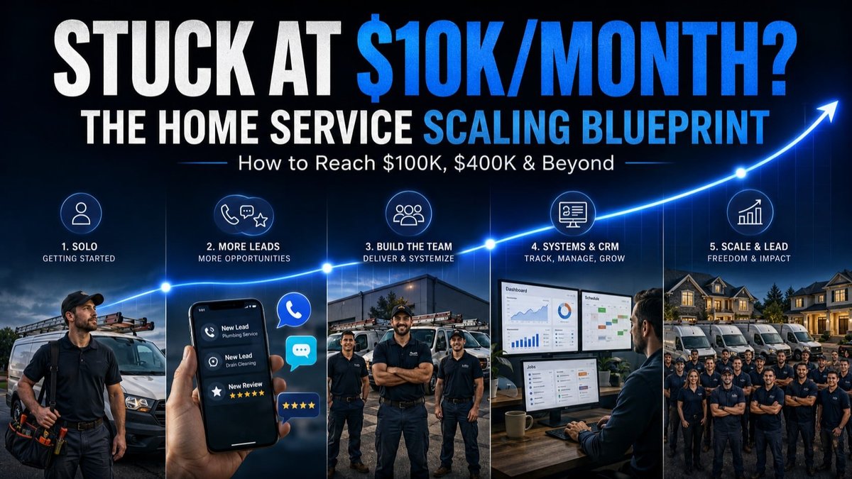 How to Scale Home Service Business $10K to $400K: 5 Revenue Bottlenecks