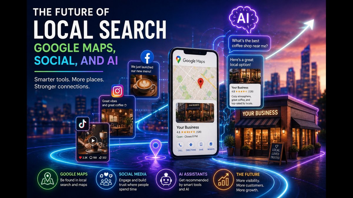 Local Search's Future: Google, Maps, Social & AI Naming Businesses