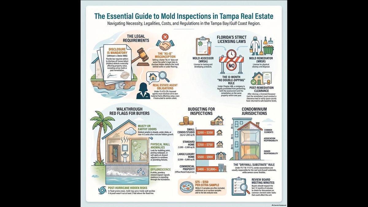 Need A Mold Inspection Before Buying A Tampa Home? Guide Released