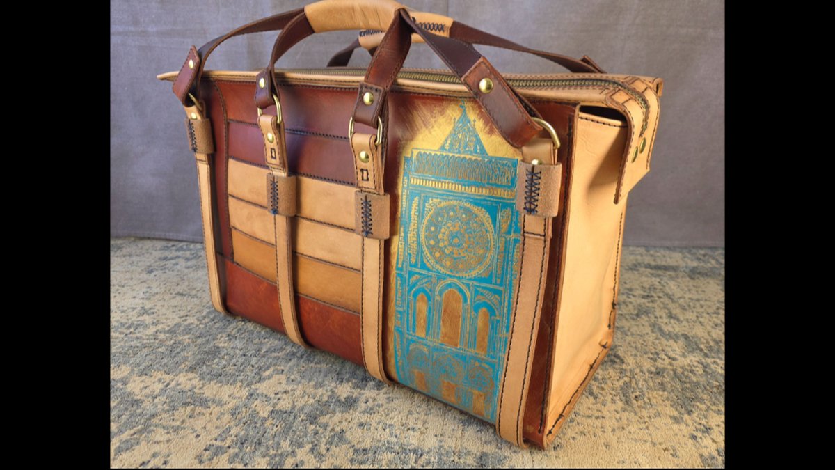 Tulsa Artist Engraves History Into Leather - Preserves Every Hour on Blockchain